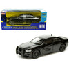 2016 Dodge Charger R/T Police Pursuit Black 1/24 Diecast Model by Welly 24079P-WBK