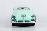 Motormax Get Low Series 1948 Chevrolet Aerosedan Fleetline Lowrider 1:24 Diecast Model Two-Tone Green 79027