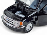 2001 Ford F-150 Black 1:24 Scale Pickup Truck Die-cast Model Car by Motormax 73284 Black