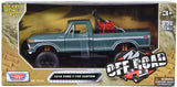 1979 Ford F-150 Green Off-road Pickup Truck 1:24 Scale Diecast Model Car Motormax 79138