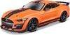 Maisto 1/18 scale 2020 Ford Mustang Shelby GT500 Orange Diecast Model Car 31388