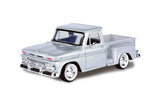 Motormax 1966 GMC C1000 Fenderside DIecast Model Silver 79379SIL