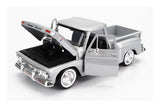 Motormax 1966 GMC C1000 Fenderside DIecast Model Silver 79379SIL