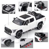 Toyota Tundra TRD Offroad 4x4 White 1:24 Diecast Model Mijo H08555R-WH