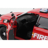 2015 Ford Explorer Police Interceptor Utility FDNY Fire Marshal Fire Chief Vehicle Fire Truck 1/24 Diecast Model Car Daron NY71736 by Motormax