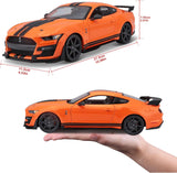 Maisto 1/18 scale 2020 Ford Mustang Shelby GT500 Orange Diecast Model Car 31388
