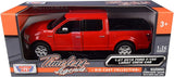 2019 Ford F-150 Lariat Crew Cab Pickup Truck 1:27 by MotorMax 79363 RED