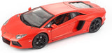 1/18 Bburago Lamborghini Aventador Coupe Diecast Model Orange 18-11033