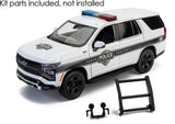 2025 Chevy Tahoe PPV (Police Pursuit Vehicle) Official Promo Version 1/24 Diecast Model Car Motormax All Star Toys Exclusive 76642