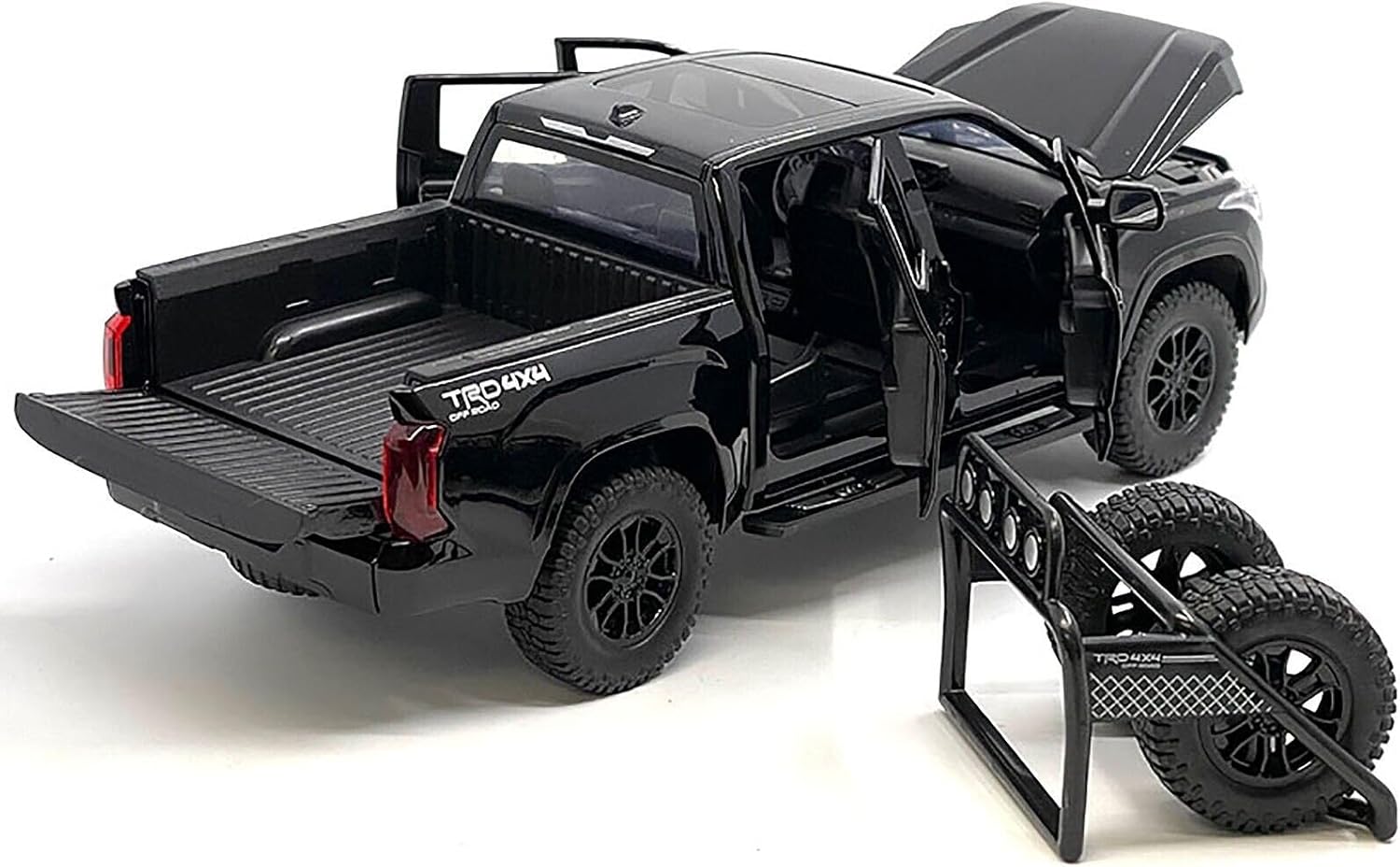 Toyota Tundra TRD Offroad 4x4 Black 1:24 Diecast Model Mijo