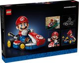 LEGO® Super Mario: Mario Kart – Mario & Standard Kart Building Set for Adults - DIY Book Shelf & Room Decor for Men & Women, Ages 18+ - Birthday Gift Idea for Adult Gamers - 72037