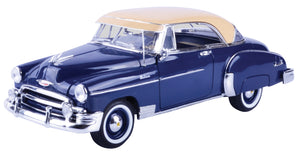 1950 Chevy Bel Air Blue 1:18 Scale Diecast Model Motormax 73111