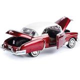 1950 Chevy Bel Air Red 1:18 Scale Diecast Model Motormax 73111 metallic red