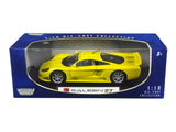 Saleen S7 1/18 Diecast Car Model Motormax 73117 Yellow