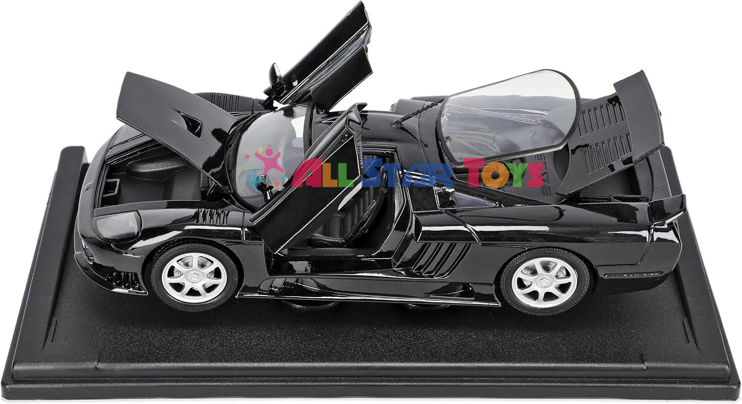 Saleen S7 1/18 Diecast Car Model Motormax 73117 black – All Star Toys