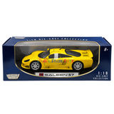 Saleen S7 1/18 Diecast Car Model Motormax 73117 Yellow