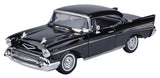 1957 Chevy Bel Air Hard Top Black 1/18 Diecast Model by Motormax 73180