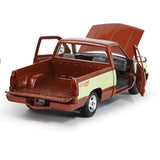1992 Chevrolet Silverado 454SS Pickup Brown with Camper RV 1:24  Diecast Model Motormax MAXX Design 73203/75330