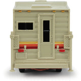 1992 Chevrolet Silverado 454SS Pickup Brown with Camper RV 1:24  Diecast Model Motormax MAXX Design 73203/75330