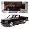 MMAXX DESIGN 1992 Chevrolet Silverado 454SS with Custom Deep Dish Wheels 1:24 Diecast Model by Motormax 73203 MXBK