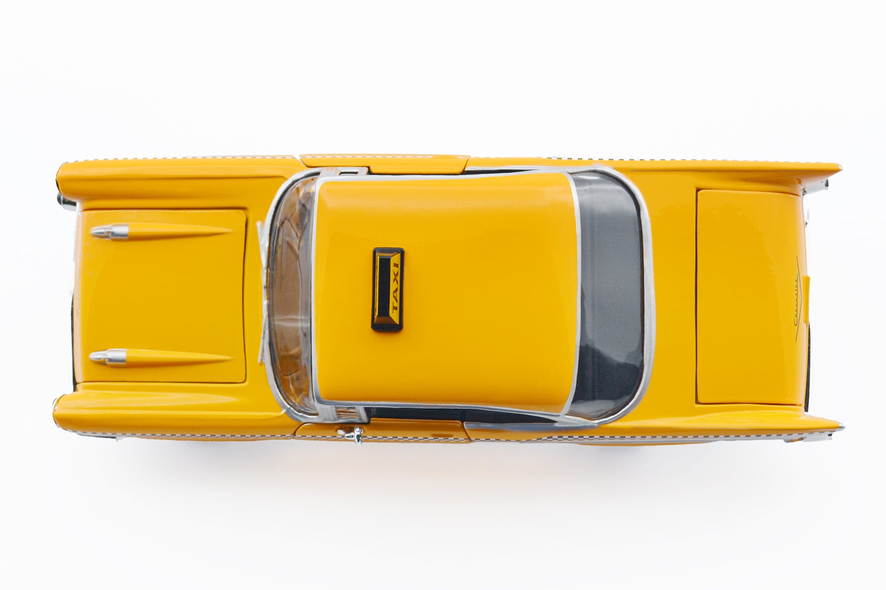 1957 Chevrolet Bel Air Classic Taxi 1:24 Diecast Model Car