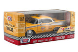 1957 Chevrolet Bel Air Classic Taxi 1:24 Diecast Model Car Motormax All Star Toys Exclusive 73228 TAXI