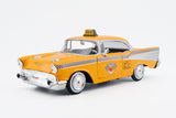 1957 Chevrolet Bel Air Classic Taxi 1:24 Diecast Model Car Motormax All Star Toys Exclusive 73228 TAXI