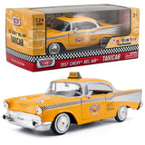 1957 Chevrolet Bel Air Classic Taxi 1:24 Diecast Model Car Motormax All Star Toys Exclusive 73228 TAXI