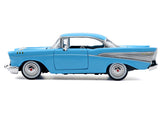 1957 Chevrolet Bel Air 1:24 Diecast Model Car Motormax 73228BLU Blue
