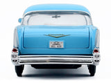 1957 Chevrolet Bel Air 1:24 Diecast Model Car Motormax 73228BLU Blue