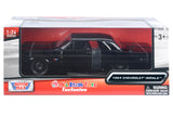 1964 Chevrolet Impala Blacked Out Series with Custom Wheels 1:24 Diecast Model All Star Toys Exclusive 73259