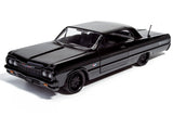 1964 Chevrolet Impala Blacked Out Series with Custom Wheels 1:24 Diecast Model All Star Toys Exclusive 73259