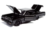 1964 Chevrolet Impala Blacked Out Series with Custom Wheels 1:24 Diecast Model All Star Toys Exclusive 73259