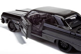 1964 Chevrolet Impala Blacked Out Series with Custom Wheels 1:24 Diecast Model All Star Toys Exclusive 73259