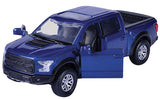 Motormax 2017 Ford F-150 Raptor 1/43 Scale Blue/Black 73672
