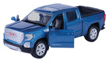 Motormax 2019 GMC Sierra 1500 Denali Crew Cab 1/43 Diecast Model Blue/Black 73682