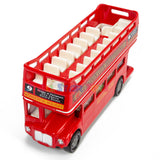 London Routemaster Double Decker Bus Open Top Red, Tour Bus, 5 inch Diecast Model with box Motormax 76008