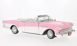 Motormax 1/18 Scale 1957 Buick Roadmaster Pink and White 73152
