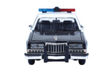 1986 Dodge Diplomat California Highway Patrol Police Pursuit Car Black&White 1:24 Diecast Model Toy Car by MOTORMAX 76466