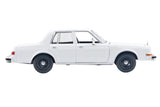 1986 Dodge Diplomat Police Pursuit Car White Blannk Builder Kit 1:24 Diecast Model Toy Car by MOTORMAX 76475