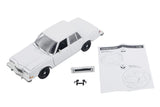 1986 Dodge Diplomat Police Pursuit Car White Blannk Builder Kit 1:24 Diecast Model Toy Car by MOTORMAX 76475