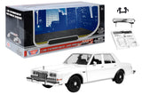 1986 Dodge Diplomat Police Pursuit Car White Blannk Builder Kit 1:24 Diecast Model Toy Car by MOTORMAX 76475
