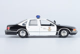 1993  Chevrolet Caprice Police Pursuit Car LAPD Los Angeles Police Department 1:24 Diecast Model Toy Car by MOTORMAX 76635