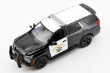 2025 Chevy Tahoe PPV California Highway Patrol CHP Black & White 1/25 Diecast Model Car Motormax All Star Toys Exclusive 76645