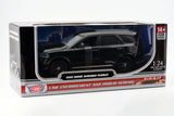 PREORDER ONLY - SHIP DATE: TBD- Motormax 2026 Dodge Durango Pursuit Black 1/24 Scale Diecast Model with Lightbar 76656