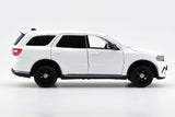 PREORDER ONLY - SHIP DATE: TBD- Motormax 2026 Dodge Durango Pursuit White 1/24 Scale Diecast Model with Lightbar 76656