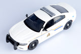 2023 Dodge Charger Police Pursuit Car RCMP Royal Canadian Mounted Police White 1/24 Diecast Model Motormax 76809