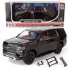2025 Chevrolet Tahoe PPV Police Pursuit Vehicle 1/24 Diecast Police Car Model Builder Kit Motormax 76816 Black