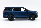 2025 Chevrolet Tahoe PPV Police Pursuit Vehicle 1/25 Diecast Police Car Model Builder Kit Motormax 76816 DARK BLUE