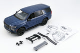 2025 Chevrolet Tahoe PPV Police Pursuit Vehicle 1/25 Diecast Police Car Model Builder Kit Motormax 76816 DARK BLUE